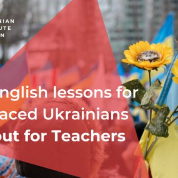 Free English lessons for displaced Ukrainian citizens: Callout for teachers – deadline extended for in-person teachers