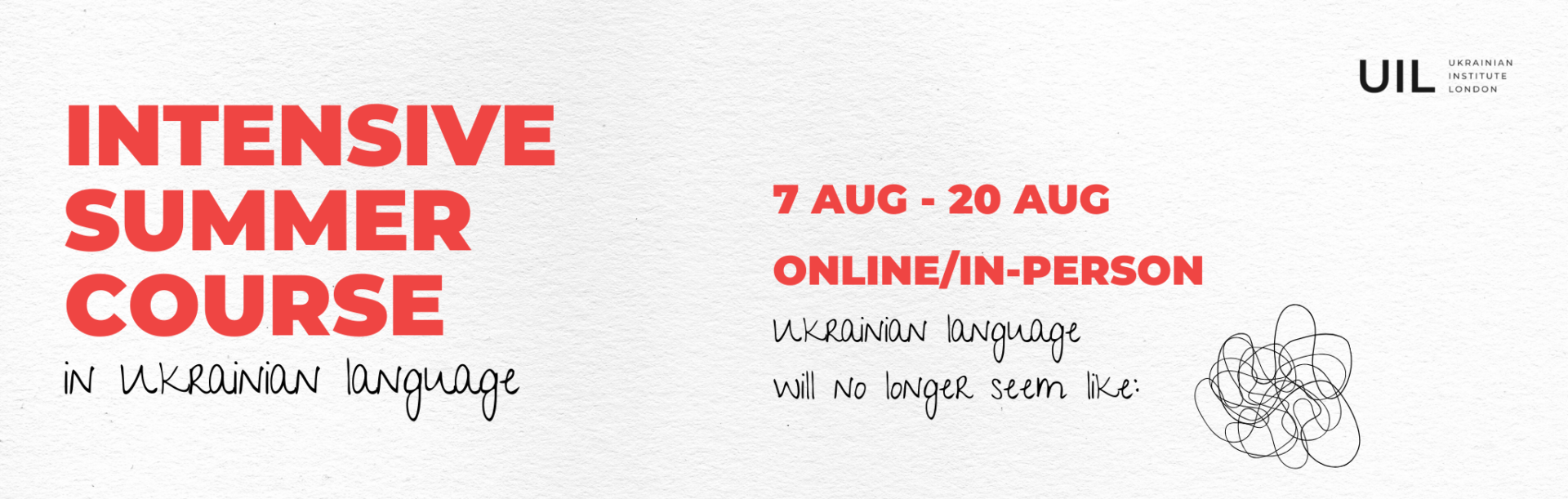 Beginners' Ukrainian | Intensive summer course | In-person